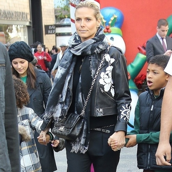 NWT Elizabeth and James Erwan Hand Painter Leather Biker Jacket Sz XS - Picture 16 of 16